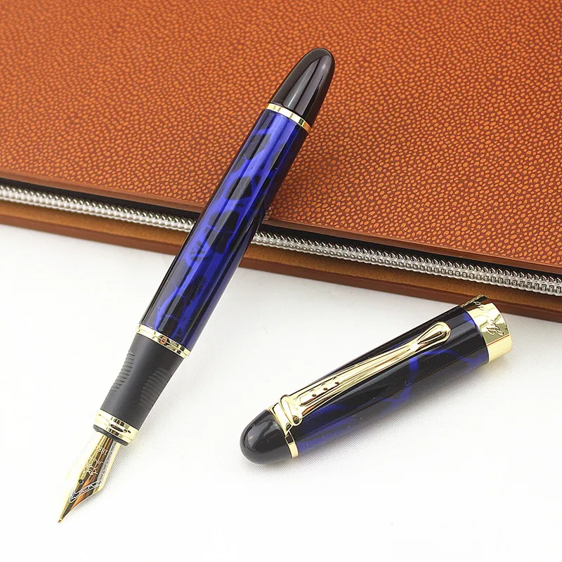 

Luxury Brand Medium Nib Fountain Pen Iraurita Stationery Writing Supplies Business Office Metal Ink Pens Student Gift