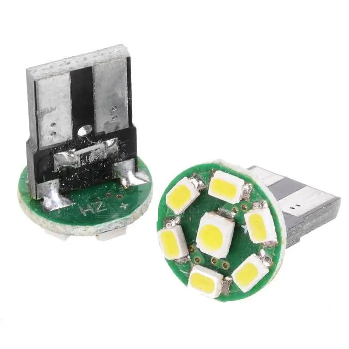 

T10 3.5W 84-Lumen 7-1206 SMD LED White Light Car Dashboard Lamps (DC 12V / Pair)