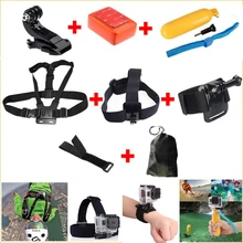 mounts to go pro acessorios Chest Strap screw float for Gopro Hero 4 3+2 3 5 xiaomi action camera sj4000 sjcam m10 accessories