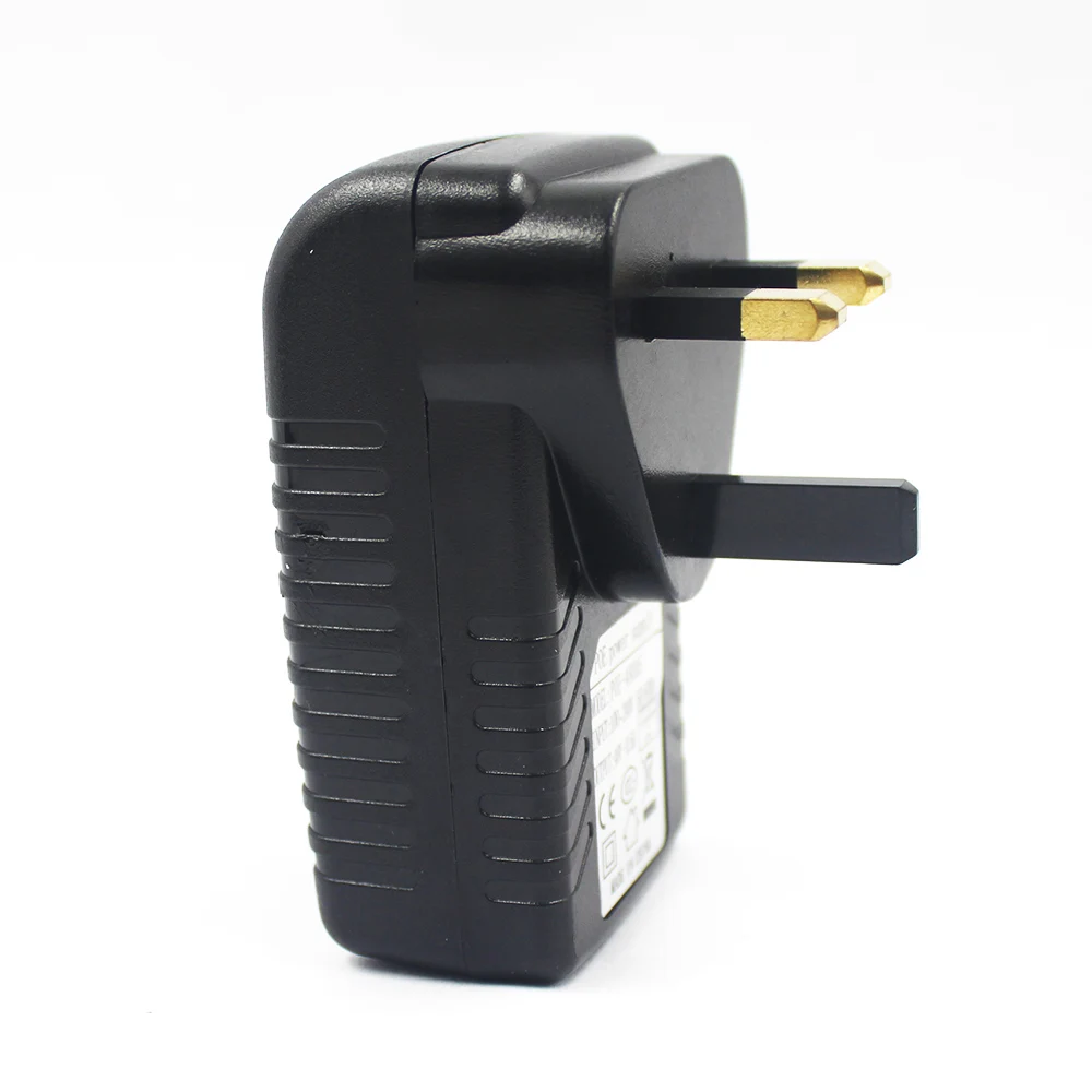 Британский Стандартный Великобритания Plug POE Питание 48 В 0.5a 24 Вт POE дюбеля Инжектор PoE Ethernet-адаптер IP Камера телефон