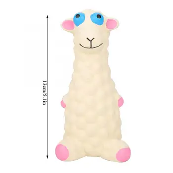 

3Pcs Durable Latex Squeaky Cute Sheep Shape Dogs Pets Teeth Cleaning Grind Chew Bone Slipper Squeaky Ball Dog Toys