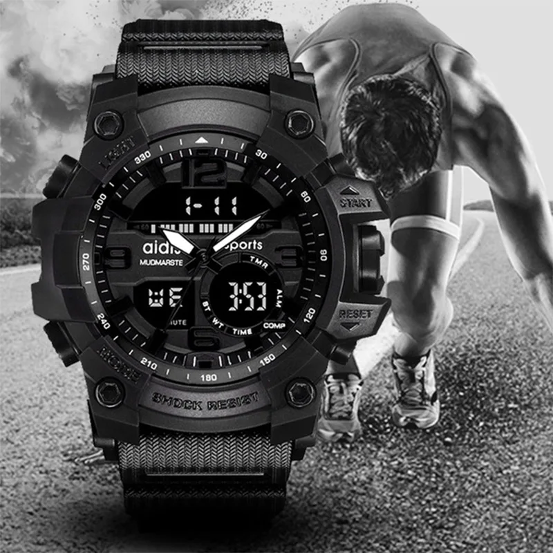 

sport men watch relogio masculino digital montre homme zegarek sportowy stopwatch erkek kol saati reloj deportivo hombre fitness