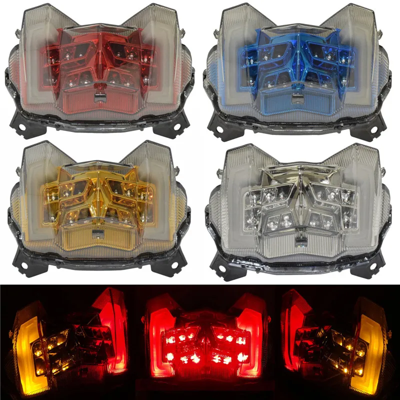 E Mark Light Guide Led интегрированный задний фонарь задние стоп Сигналы поворота свет дым