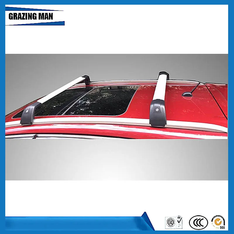 High quality 2 PCS Aluminium alloy roof rack rail cross bar fit for Grand Santafe Luggage Carrier High quality 2 PCS Aluminium alloy roof rack rail cross bar fit for Grand Santafe Luggage Carrier