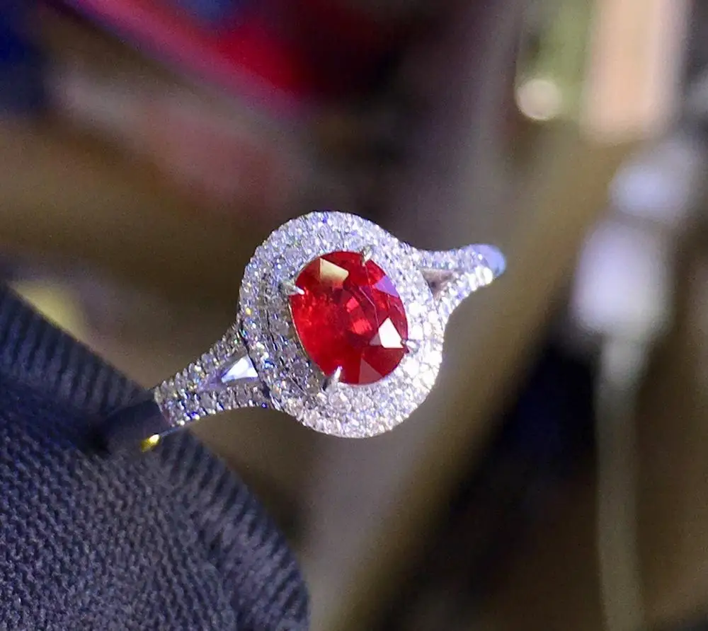 Ruby Ring Pure 18 K Gold Jewelry Real Natural 0.51ct Red Ruby Diamond Jewelry Anniversary Female's Rings for Women's Fine Rings
Ruby Ring Pure 18 K Gold Jewelry Real Natural 0.51ct Red Ruby Diamond Jewelry Anniversary Female's Rings for Women's Fine Rings