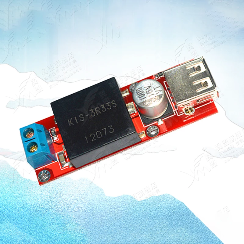 

1pcs 7V-24V To 5V/3A DC-DC Step Up Power Supply Module Boost Converter Voltage Board DC KIS-3R33S