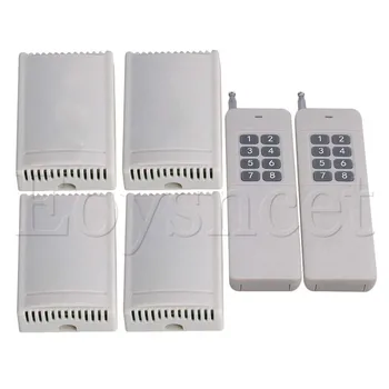 

12V 433Mhz 2CH Garage Door Remote Control Long Range 8 Buttons