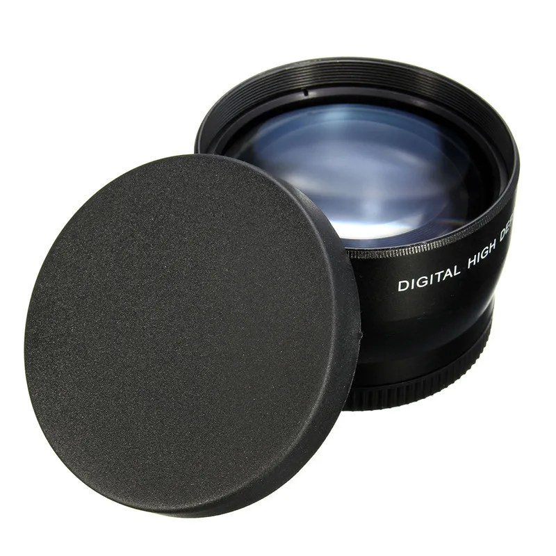 

2X 58mm Telephoto Lens for Canon EOS 1200D 1100D 700D 650D 600D 550D 500D 60D 70D 7D 6D Rebel T5iT4i T3i XTi XS XSi W Camera