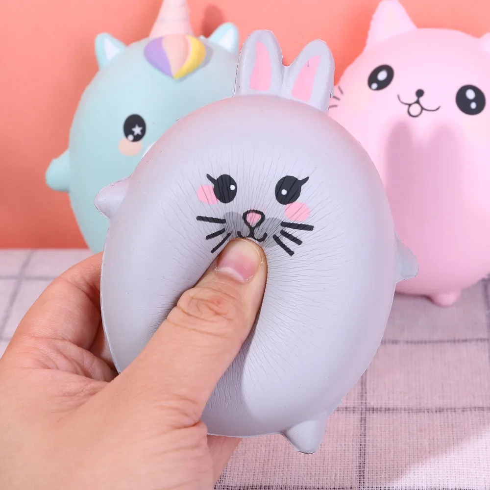 Squishies очаровательны кошка замедлить рост крем Squeeze Ароматические снятие стресса игрушки