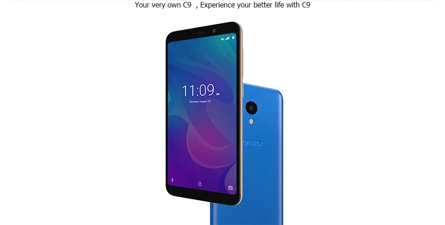 Глобальная версия,, Meizu C9 M9C, 5,45 дюймов, полноэкранный смартфон, четырехъядерный, 2 ГБ, 16 ГБ, M818H, 3000 МП камера, мА/ч, мобильный телефон