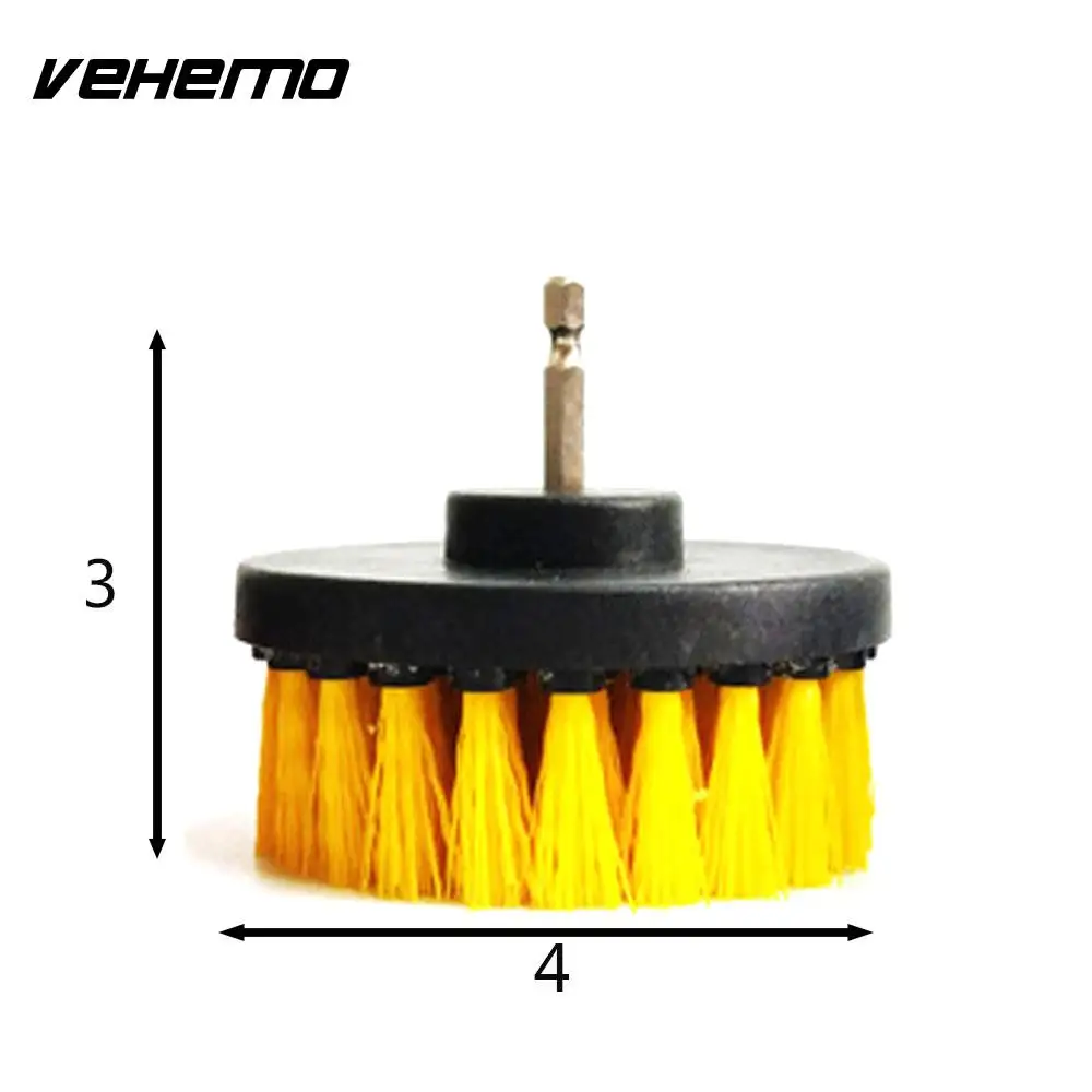 

Vehemo Cleaning Products Disc Brush Dril Brush Obstinate Stain Cleaning Brush Useful Durable Electric Drill