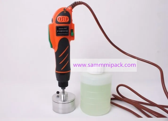 Free Shipping Big torque Handheld electric screw capper machine,bottle capping machine ,cap sealing machine 5-50mm