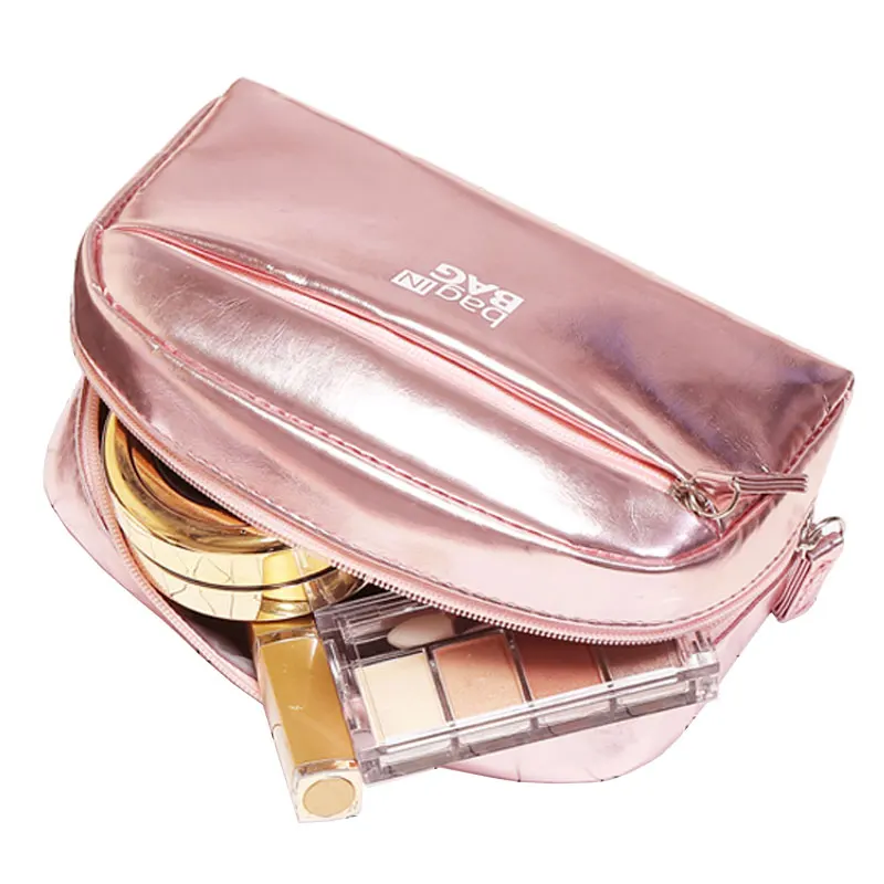 Girl's Heart Makeup Bag S Portable Korea Large Capacity Waterproof Cute Cosmetics makeup bag
