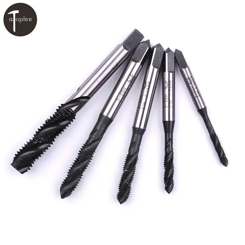 

1pcs M3/M4/M5/M6/M8 Nitriding Treatment Machine Spiral Screw Tap HSS For Processing Cast Iron Aluminum Alloy Tools