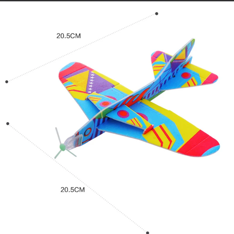 Волшебная карусель боевых самолетов foam paper модель самолета творческие рука бросить Летающий планер игрушки-самолеты для Для детей игрушка