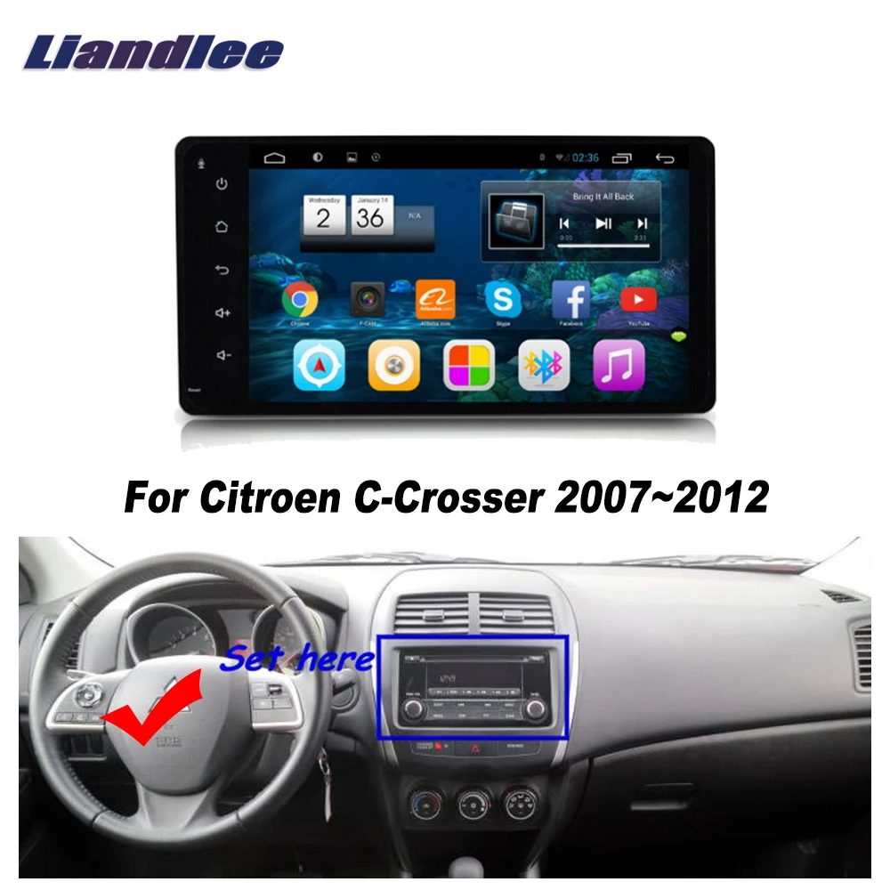 

For Citroen C-Crosser 2007 2008 2009 2010 2011 2012 Android Stereo Radio Multimedia Player GPS HD Touch Screen Navigation System