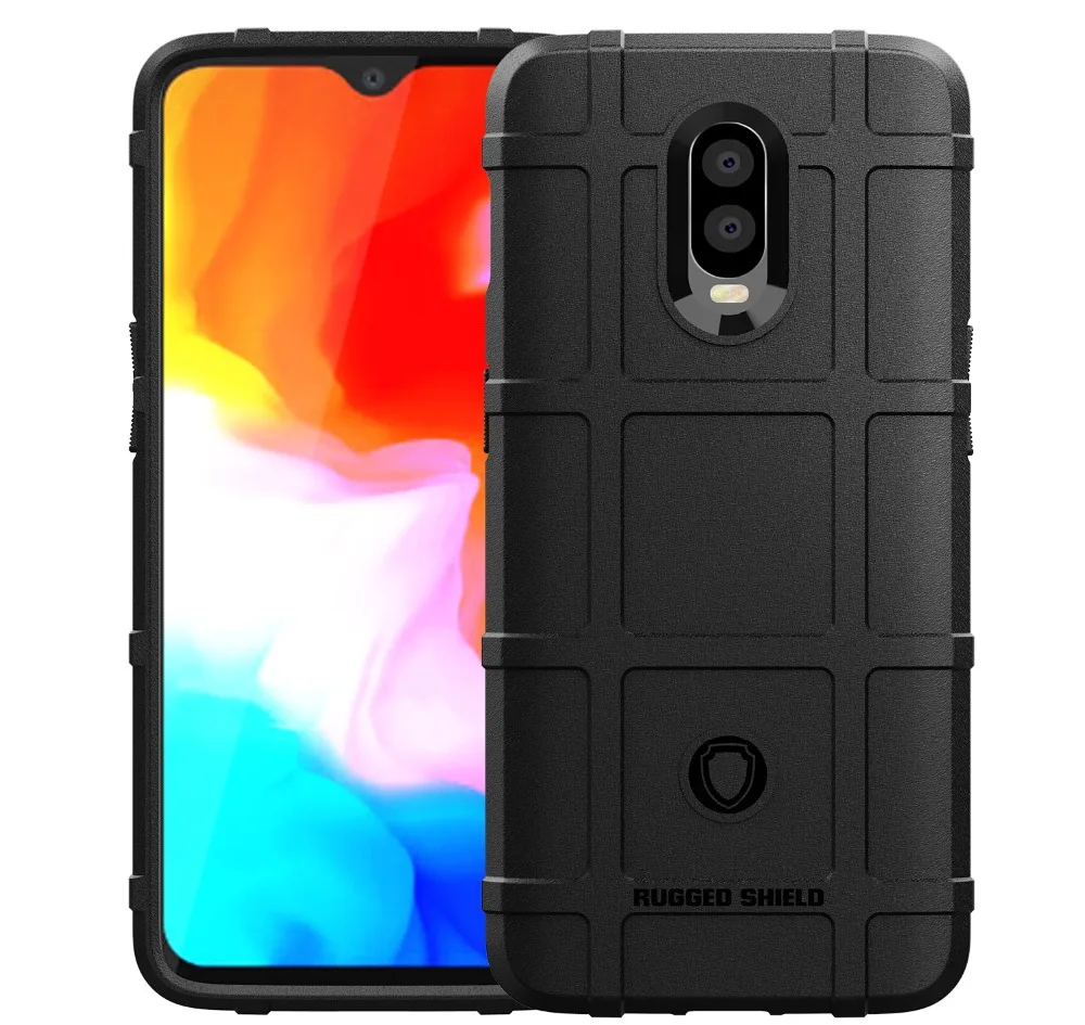 Роскошный бронированный силиконовый чехол для телефона OnePlus 6 мягкий