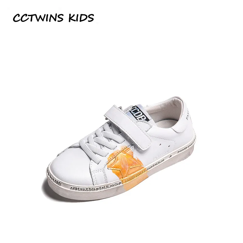 

CCTWINS Kids Shoes 2019 Spring Girls Fashion Star Shoes Children Pu Leather Sport Sneakers Babys Boys Casual Trainer FSL2287