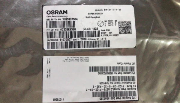 100 шт./лот OSRAM 4040LED цвет красный, желтый/синий/зеленый/белый лампа LWA673 LYA676 LBA673 LSA67K LTA67C LYA67B LWA67C кнопка подсветки