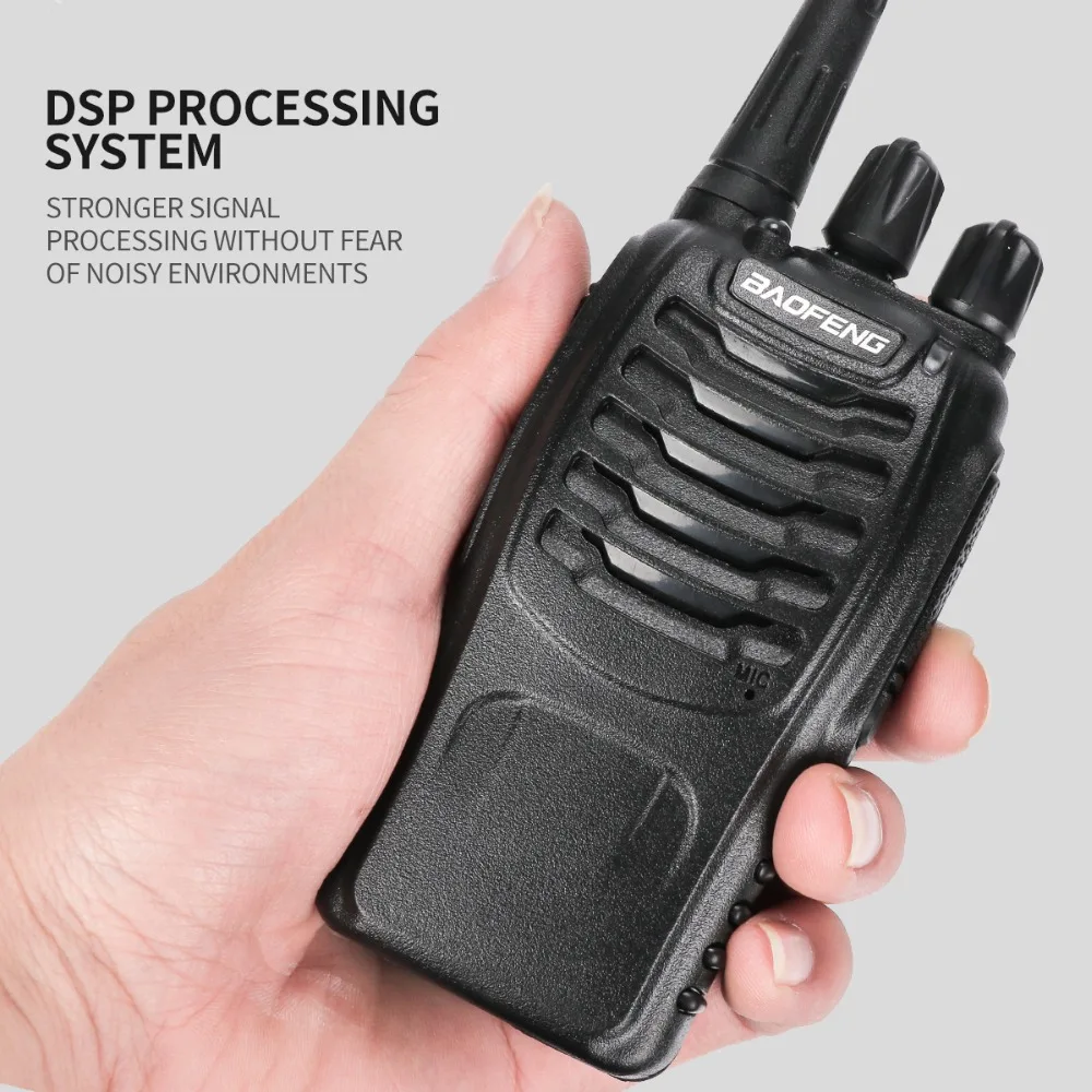 Baofeng BF-888S портативная рация 5 Вт ручной Pofung bf888s UHF 400-470 МГц 16CH Двусторонняя портативная CB радио EU/US вилка 1500 мАч батарея