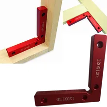 1 шт. 90 градусов позиционирования квадраты 4," x 4,7" Правый Угол зажимы деревообрабатывающие столярные инструменты L блок квадратный алюминиевый сплав