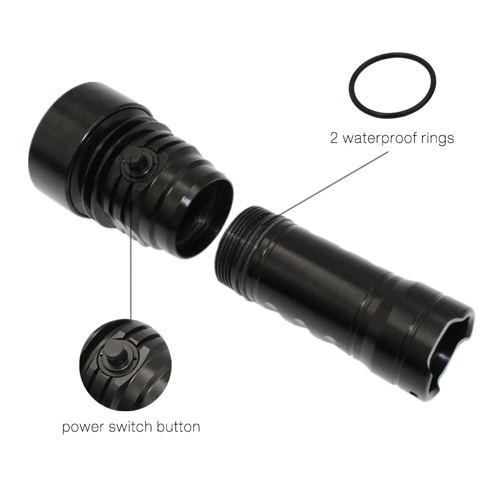 underwater video light