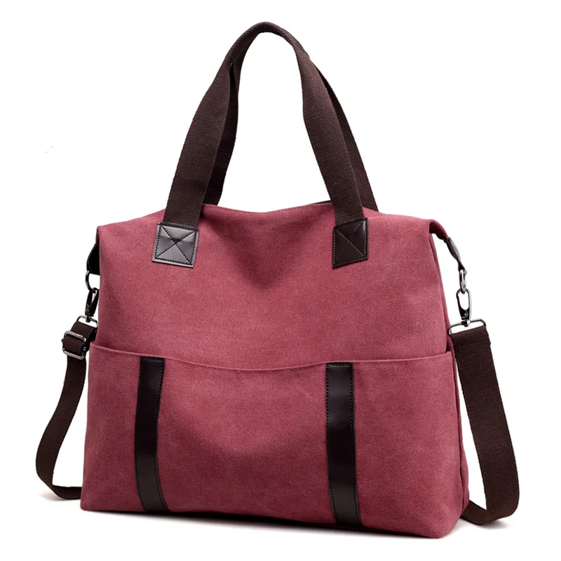 

Travel Bag Women Female Retro Multi Travelling Shopping Bagpack Commuter Leisure Lady Canvas Bag Packing Cubes T674