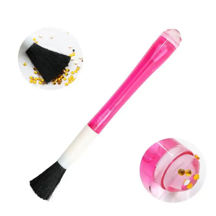 Dual-ended Dotting Nail Brush Acrylic Sequins Crystal Picker Point Drilling Pen DIY Manicure Tools NShopping