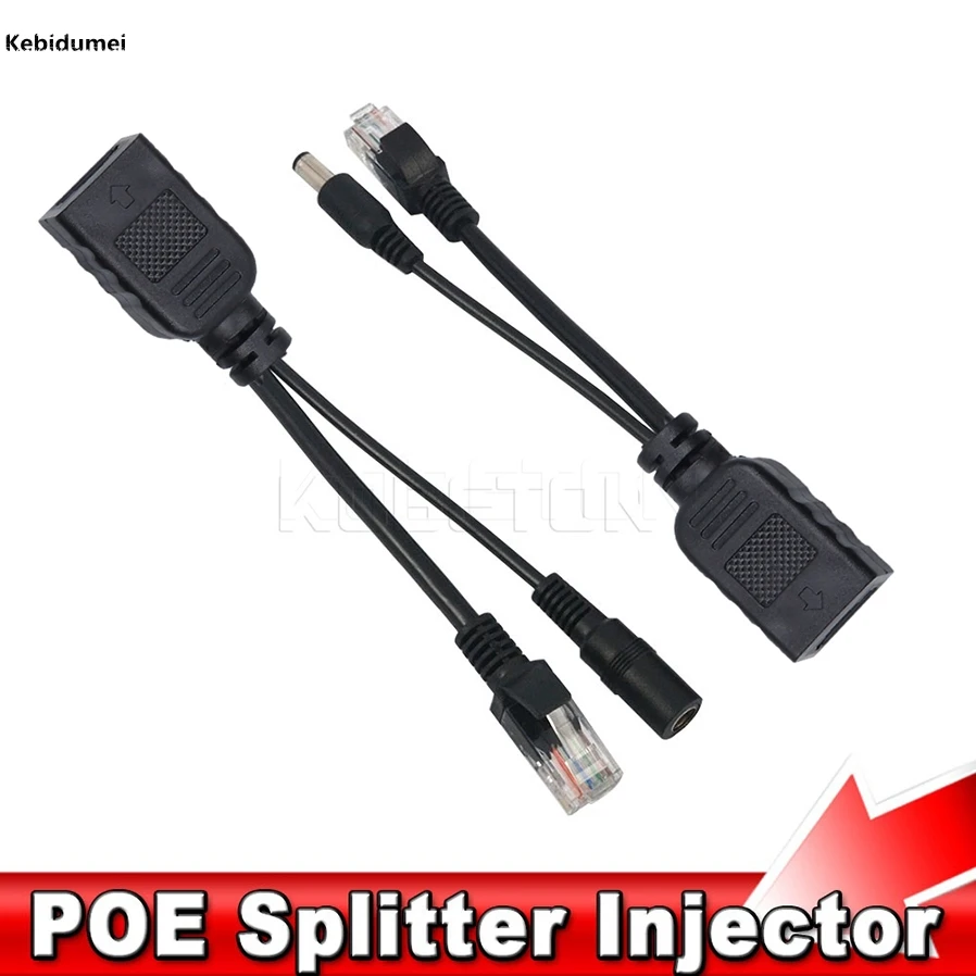 Новый кабель Адаптер POE коннекторы Пассивный питания Ethernet PoE коммутатор RJ45
