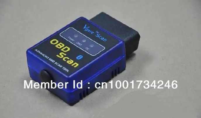 

Mini 327 2pcs/lot Bluetooth ELM 327 Interface obd2 code reader ELM327 V2.1 Processor Support Android Torque free shipping