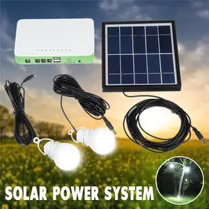 Προϊόντα Solar Panel Lighting Kit Home System With 2 Zipy Προϊόντα Solar Panel Lighting Kit