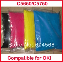 High quality color toner powder compatible for OKI C5650/C5750 Free shipping