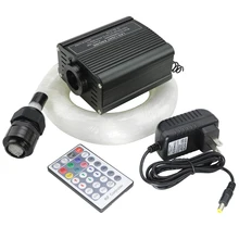 16 Вт RGBW волоконно-оптический звезда потолок комплект огни 0,75 мм* 355 шт.* 2 м/3 м оптического волокна с 28Key РФ Пульт дистанционного управления