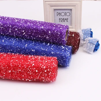 

10packs 3.6M Snow point gauze spray point snow net Flower Clothing Shirt Shoes Gift Packaging Craft Roll Wine Wrapping Papers