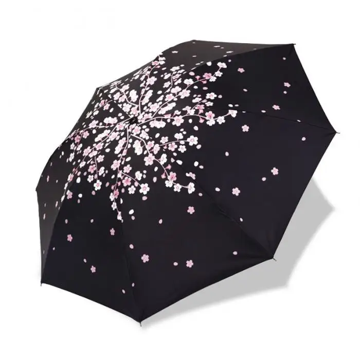 Мужской женский зонт от солнца и дождя с защитой от ультрафиолета, Ветрозащитный складной компактный зонт для путешествий на открытом воздухе@ LS