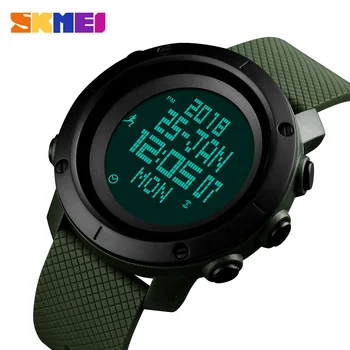 

Men Watch Compass World Time Pressure Pedometer Stopwatch Calorie Electronic Digital Watches Relogio Masculino SKMEI 2018