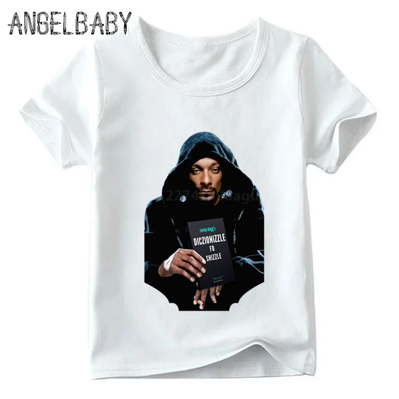 Одинаковые комплекты для семьи модная футболка для мальчиков и девочек с принтом «раппер Снуп догге» одежда в стиле хип-хоп забавная футболка для детей, женщин и мужчин - Цвет: 5293H