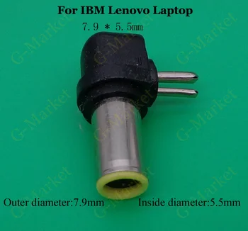 

2 Pin DC Power 7.9*5.5mm Jack Plug Adapter For IBM Lenovo Notebook Universal Laptops Power Adapter 7.9x5.5mm DC Terminal 7.9 5.5