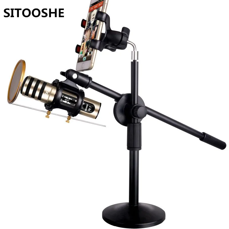 

Hot sale Professional VS BM-800 Condenser Microphone Cardioid Pro Audio Studio Vocal Recording Mic + Standing holder