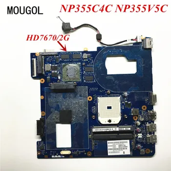 

MOUGOL A+ Quality mainboard For Samsung NP355C4C NP355V5C Laptop motherboard BA59-03568A HD7670/2G QMLE4 LA-8863P 100% Tested