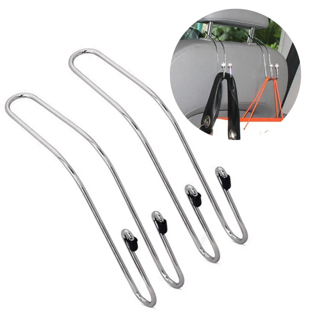 2pcs Stainless Steel Car Trunk Bag Hook Hanger Holder Sundries Hook for