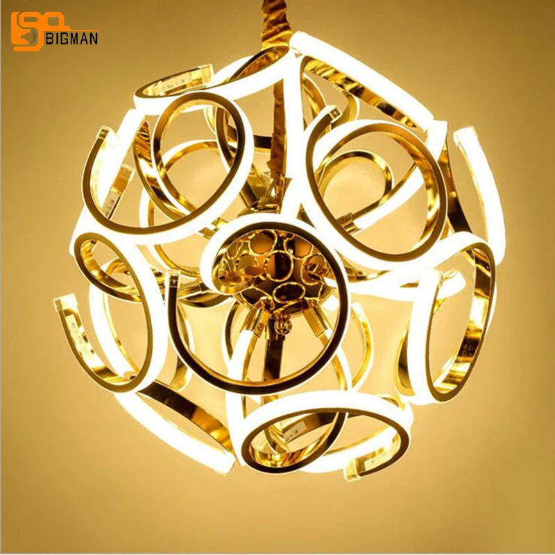 

new brief designer chandelier LED hanglamp modern dinning room living room light fixtures AC110V 220V