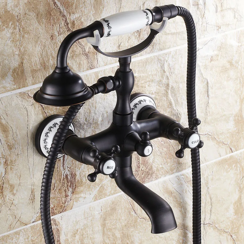 luxury-european-style-telephone-set-shower-faucet-black-finish-classic-handshower-elegant-shower-mixer-taps-bs801