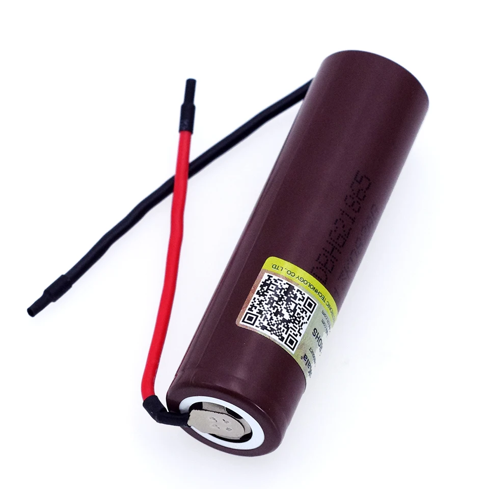 Liitokala Новый HG2 18650 3000 mAh аккумулятор 18650HG2 3,6 V разрядка 20A, специальные батареи + DIY Силикагель кабель