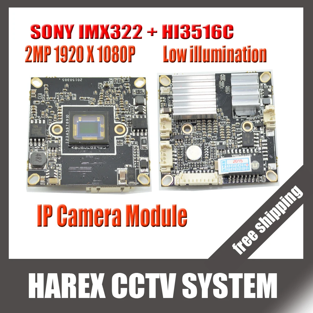SONY IMX322 + HI3516C 1080P 2MP 38mmX38mm size IP Camera Main board module DIY IP camera or for repair replacement SONY IMX322 + HI3516C 1080P 2MP 38mmX38mm size IP Camera Main board module DIY IP camera or for repair replacement
