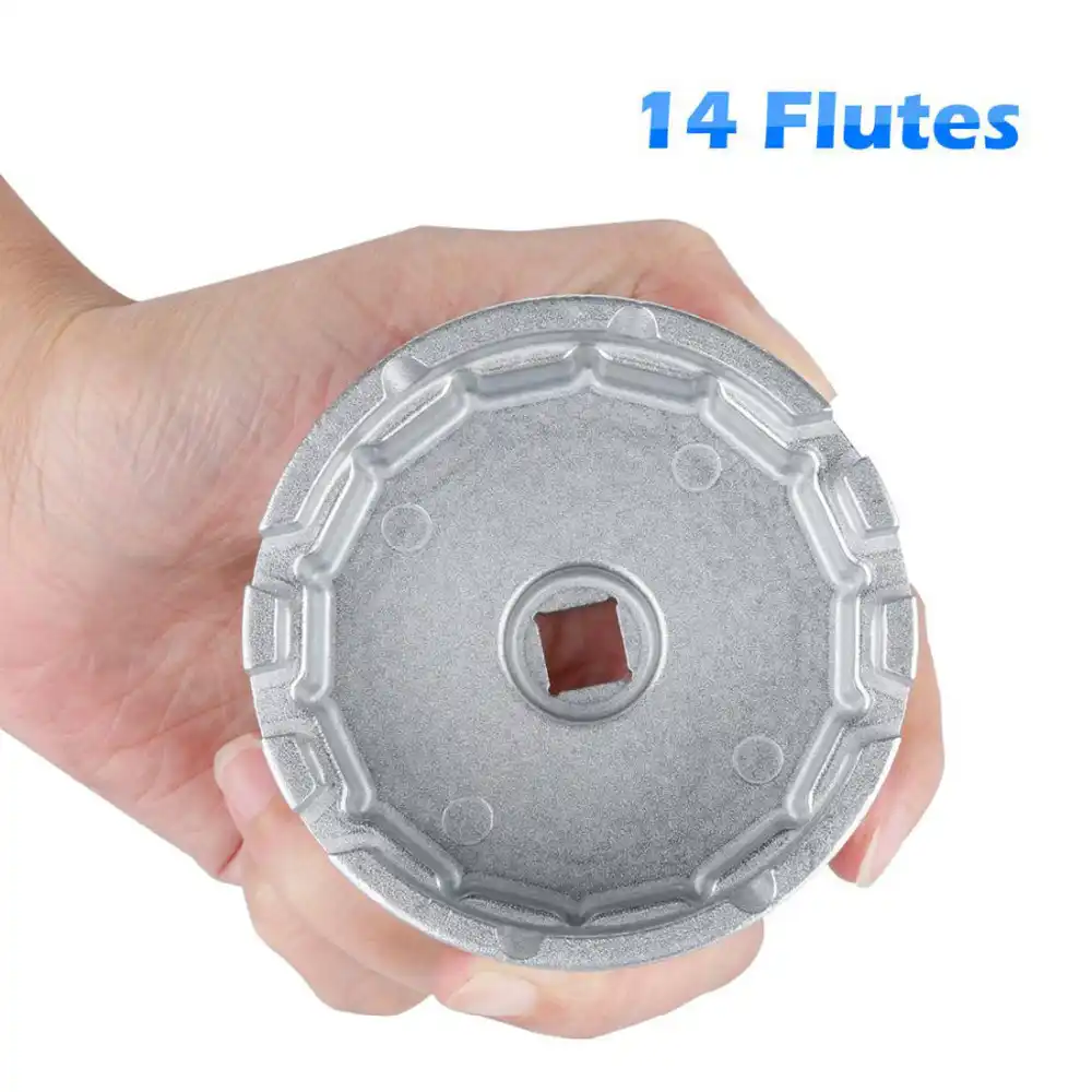 14 Flutes Oil Filter Wrench Cap Housing Tools Fit Camry RAV4 Tacoma Tundra Lexus