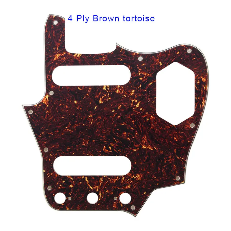 Guitar Pickguard Pleroo Guitar Scratch Plate 10 Scwer Holes US Jaguar Guitar Pickguard Scratch Plate Parts Multi Color Choice