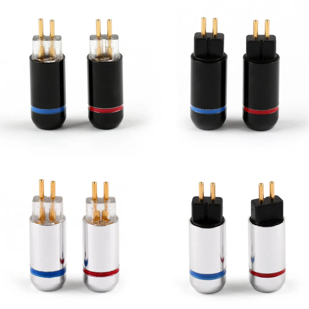 

Areyourshop1Pair 0.78mm Earphone Pins Plug For Westone UM3X W4R UE18 Connector Adapter Black Silver