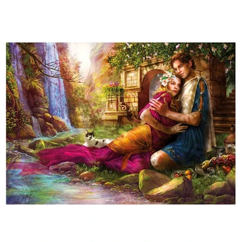 

DIY diamond painting prince princess in the garden full dimaond embroidery girl boy diamond mosaic beauty handsome wall decor