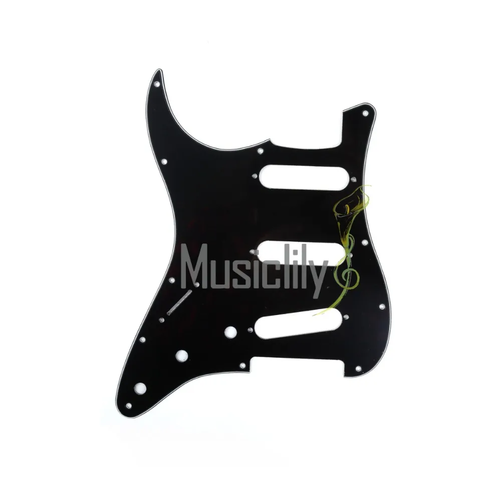 Musiclily множественный Цвет гермошлема 3ply/4Ply левша накладка для FenderStrat ST гитара
